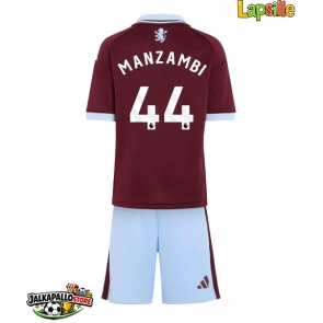 Aston Villa Johan Manzambi #44 Kotipaita Lapsille 2026-27 Lyhythihainen (+ shortsit)